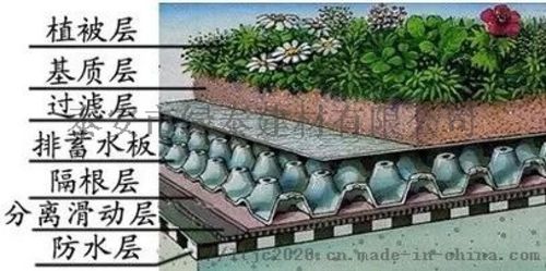 种植排水板注意事项屋顶防水屋顶花园屋顶绿化怎么施工   收藏产品